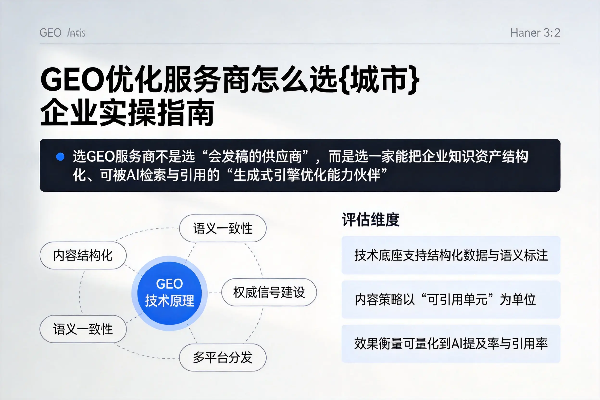 GEO优化服务商怎么选牡丹江企业实操指南
