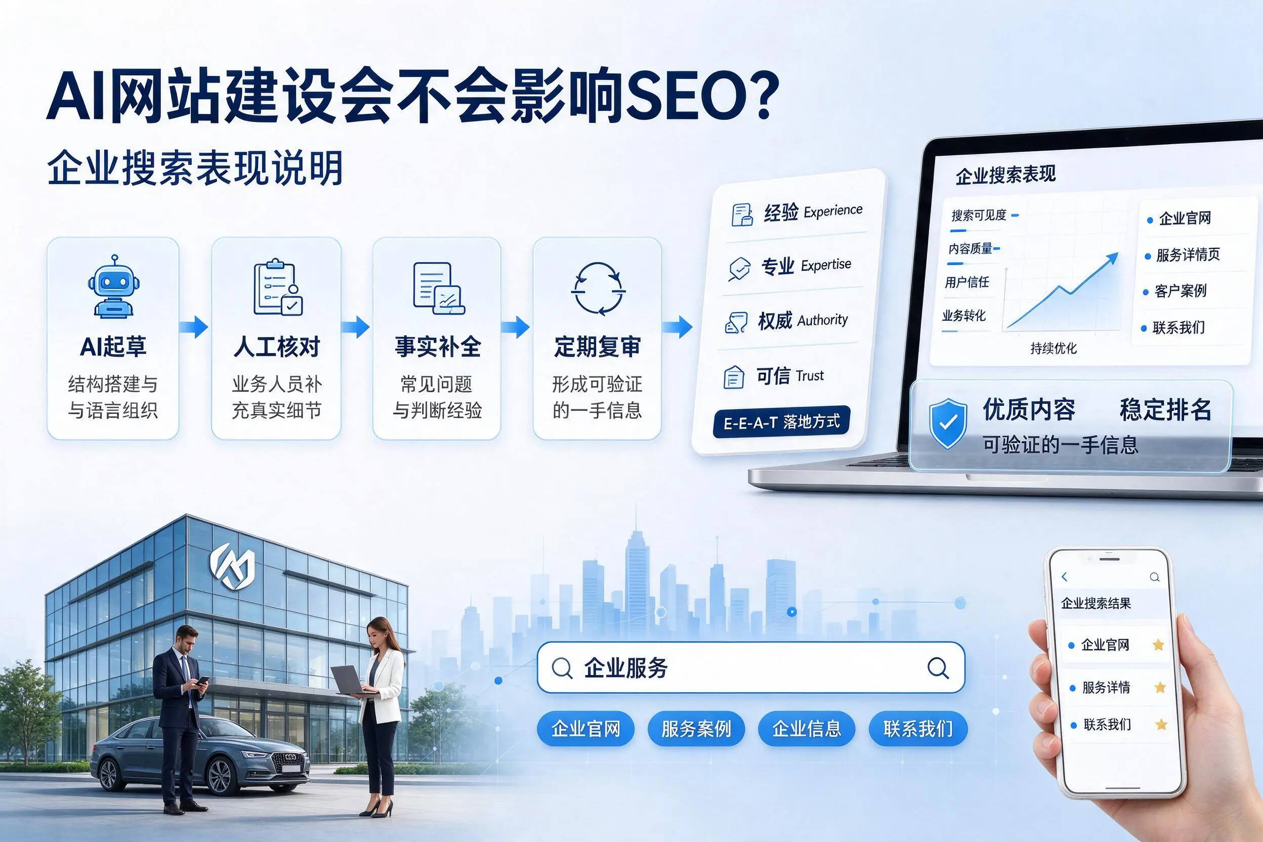 AI网站建设会不会影响SEO?牡丹江企业搜索表现说明