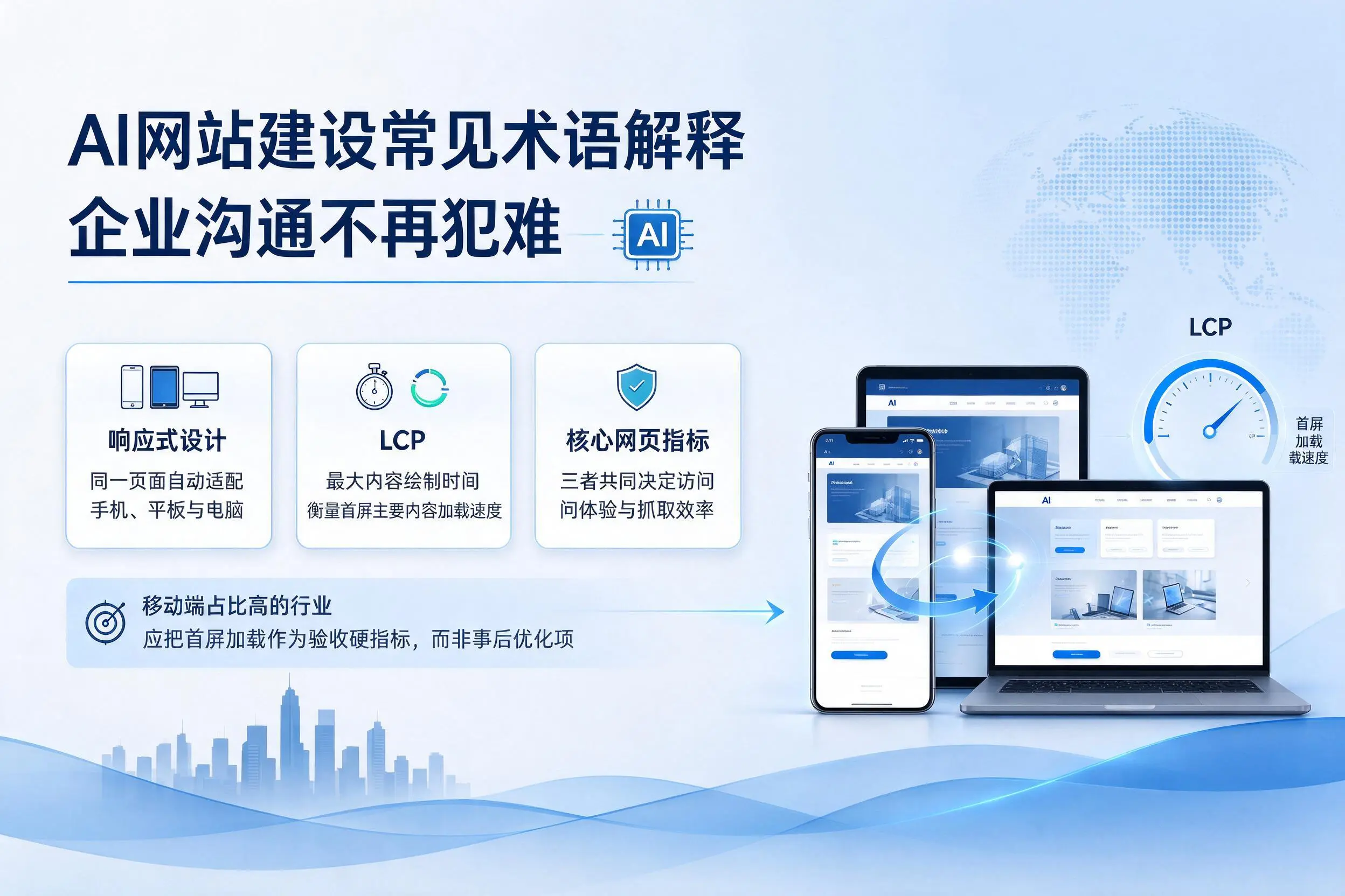 AI网站建设常见术语解释,牡丹江企业沟通不再犯难