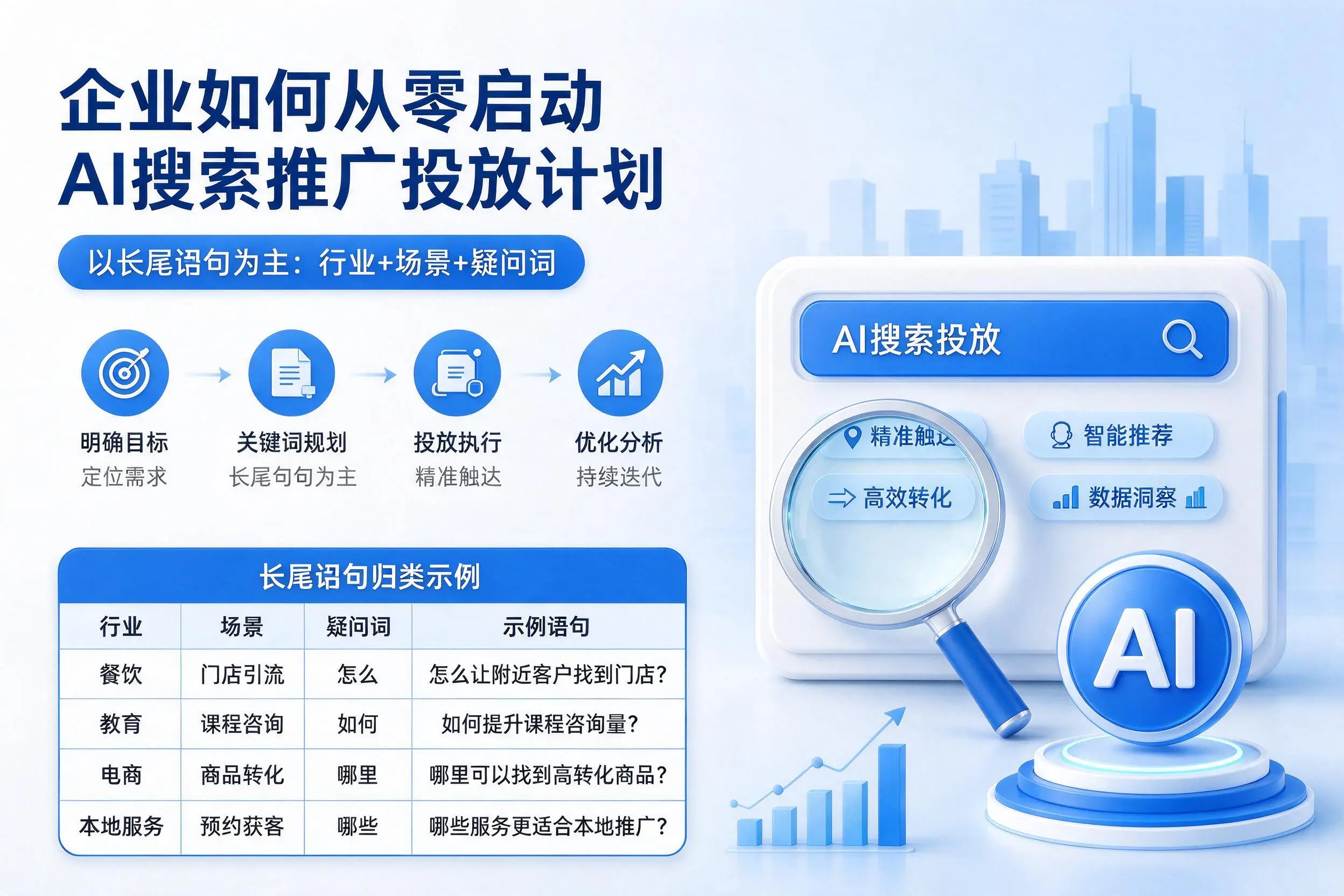 牡丹江企业如何从零启动AI搜索推广投放计划